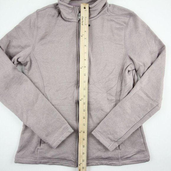 Crivit Mens Full Zip Jacket Gray Heather Warm Training Mock Neck Size Small - Picture 5 of 9